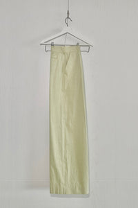 KION linen cotton mix wide leg pleated trousers